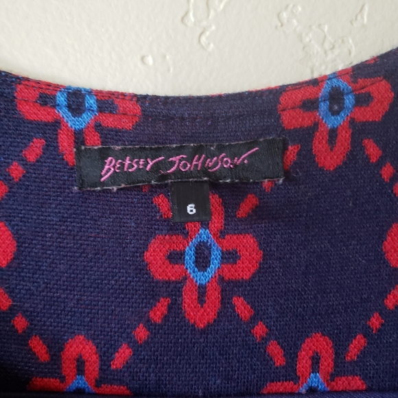 VINTAGE BETSEY JOHNSON knit swing dress - Picture 3 of 4